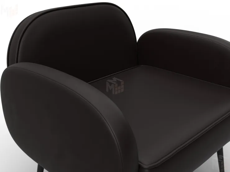 Кресло Лига-086 ( экокожа GRIFON 12 коричневый )