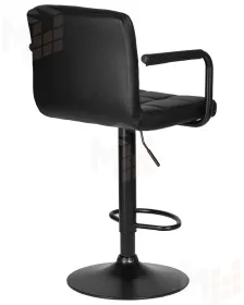 Стул барный DOBRIN KRUGER ARM BLACK (черный)