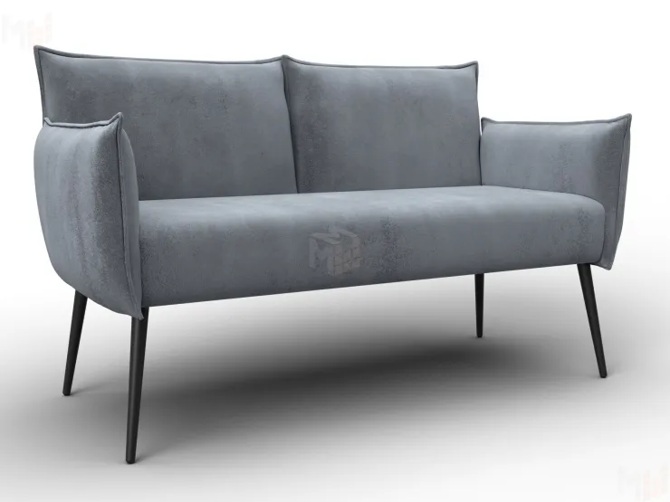 Диван прямой Лига-083 ( велюр TOWER 10 серый )