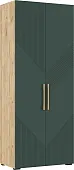  Ирис Шкаф 2-х ств.(900) (Браш Мени Грин, Дуб Крафт)