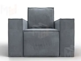 Кресло Лига-081 НПБ ( TOWER 10 серый )