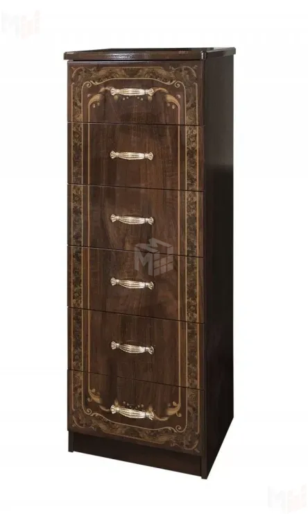 Комод Патрисия 6 ящиков караваджо глянец Комод Патрисия 6 ящиков караваджо глянец