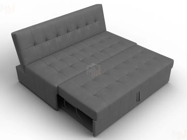 Диван прямой Лига-107 (160) ( JOLY 13 серый )