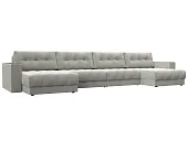 Диван П-образный с декором Лига-049 НПБ Лонг