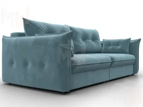 Диван прямой Лига-100 НПБ ( SEVEN 113 бирюзовый )