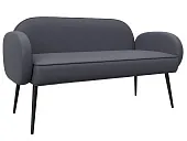 Диван прямой Лига-086 ( GRIFON 15 серый )