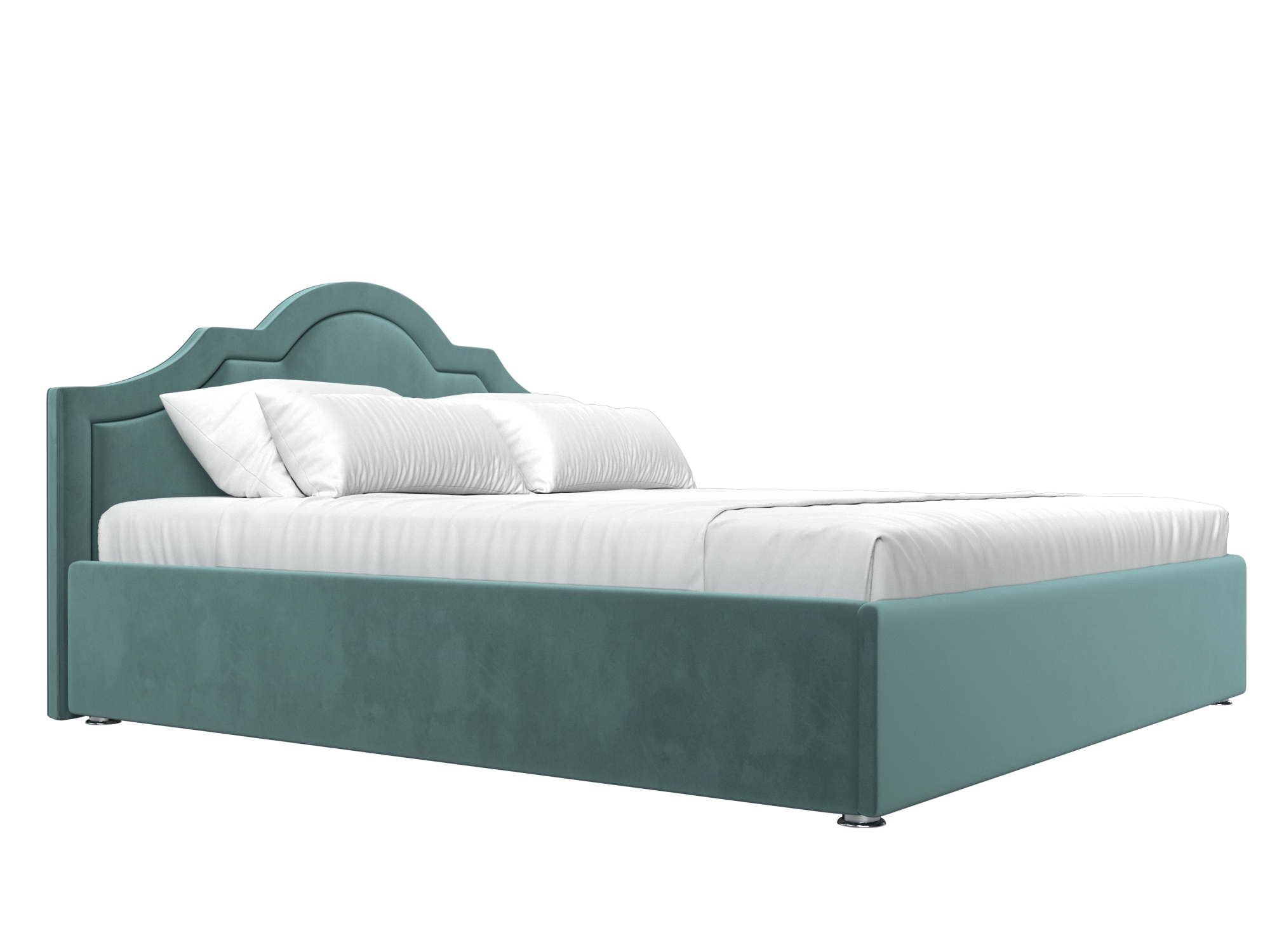 Интерьерная кровать Афина 160 (бирюзовый)