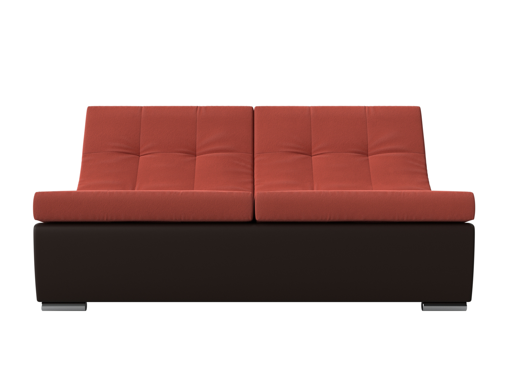 Модуль Монреаль диван (Коралловый\Коричневый)