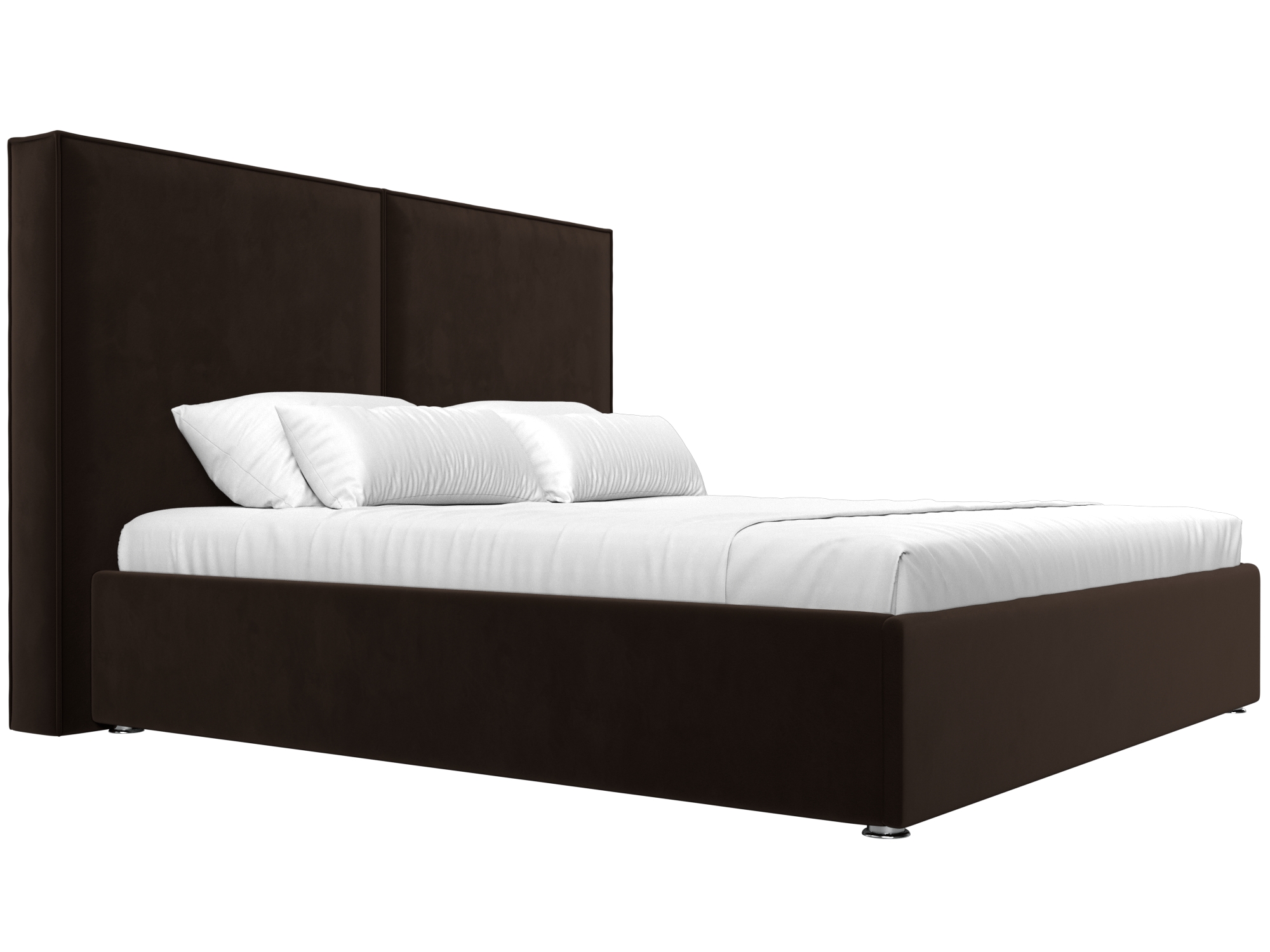 Интерьерная кровать Аура 160 (Коричневый)