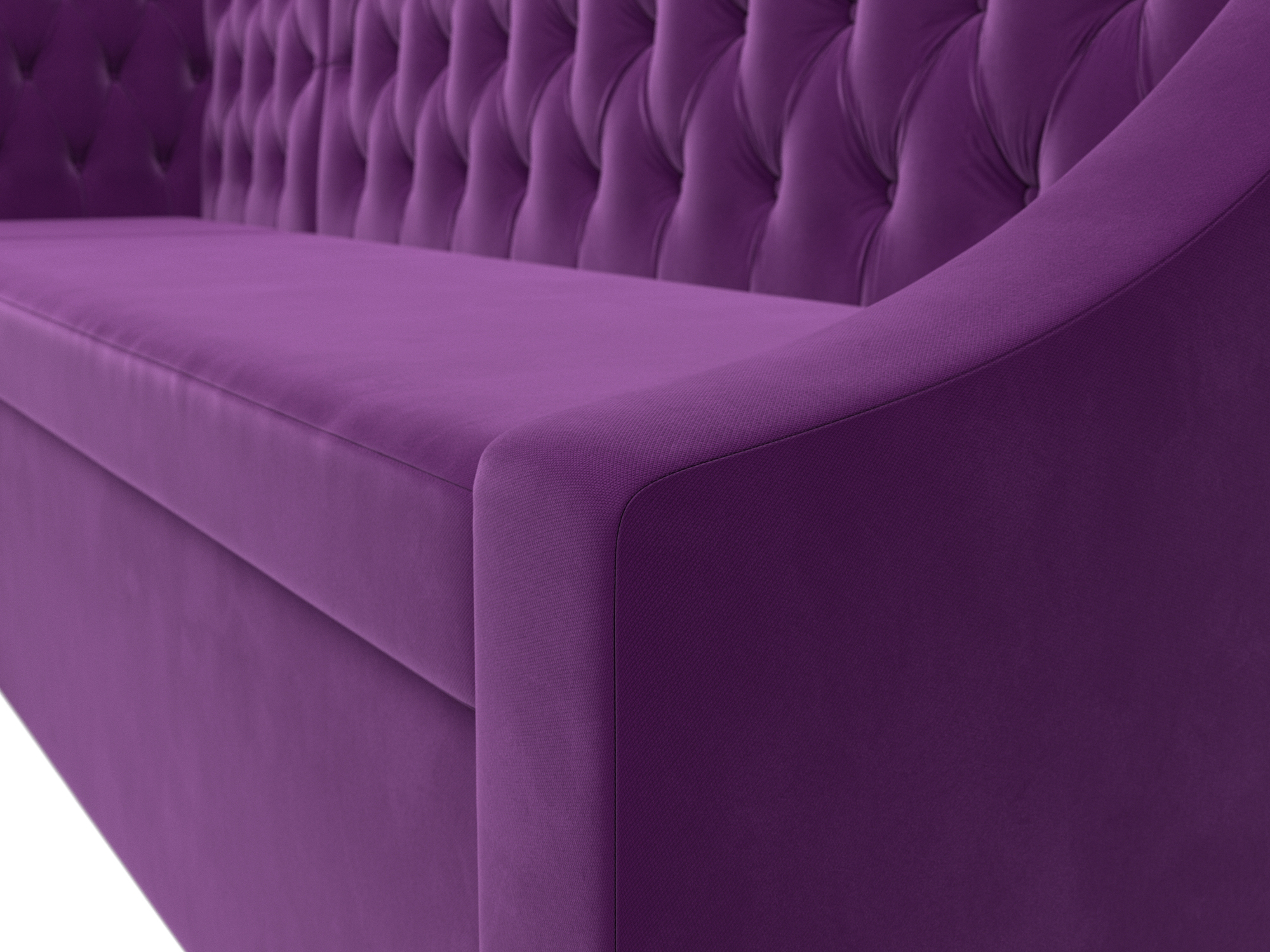 Кухонный угловой диван Мерлин левый угол (Фиолетовый)