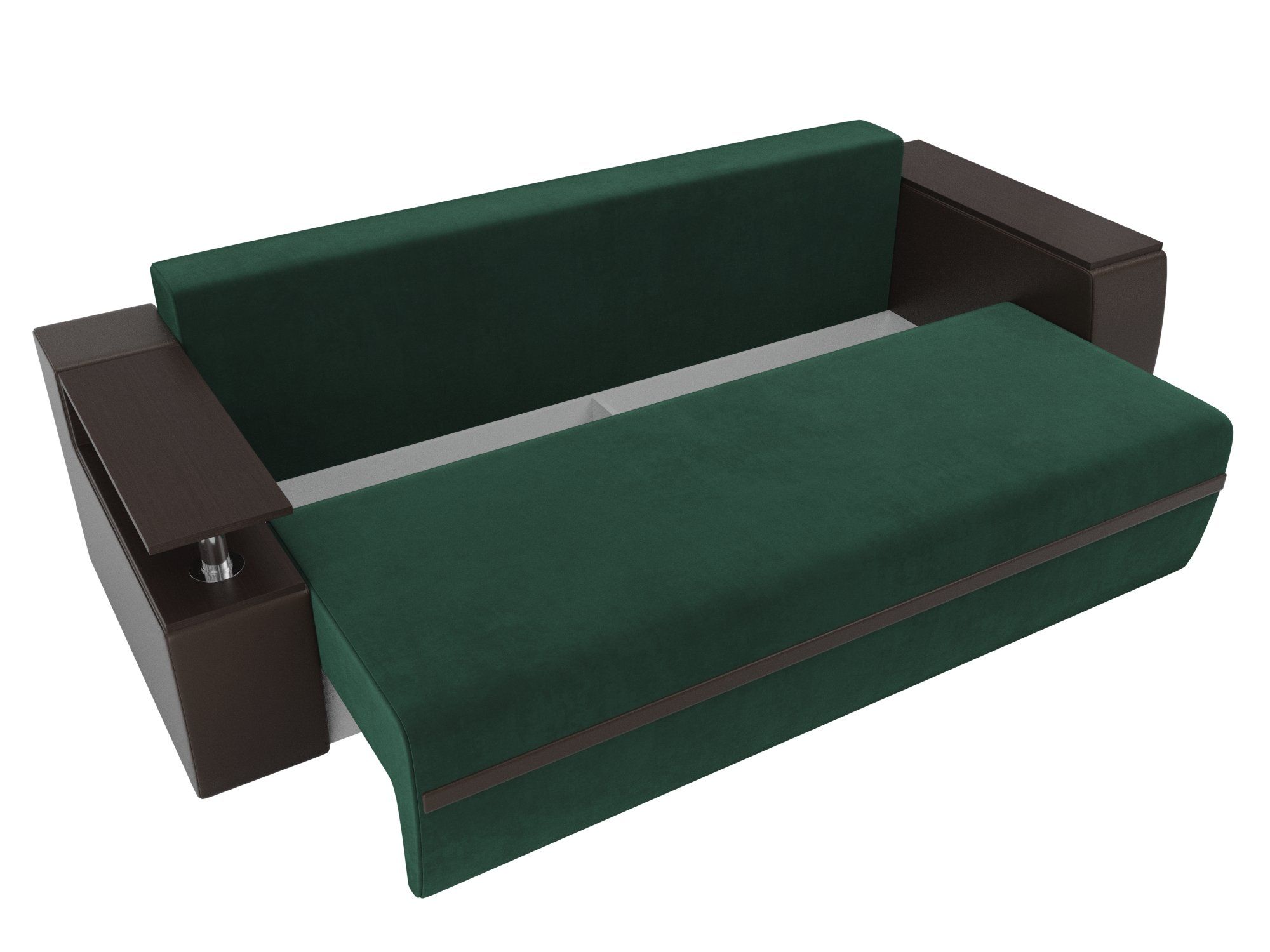 Прямой диван Ричмонд (Зеленый\Коричневый\Зеленый)