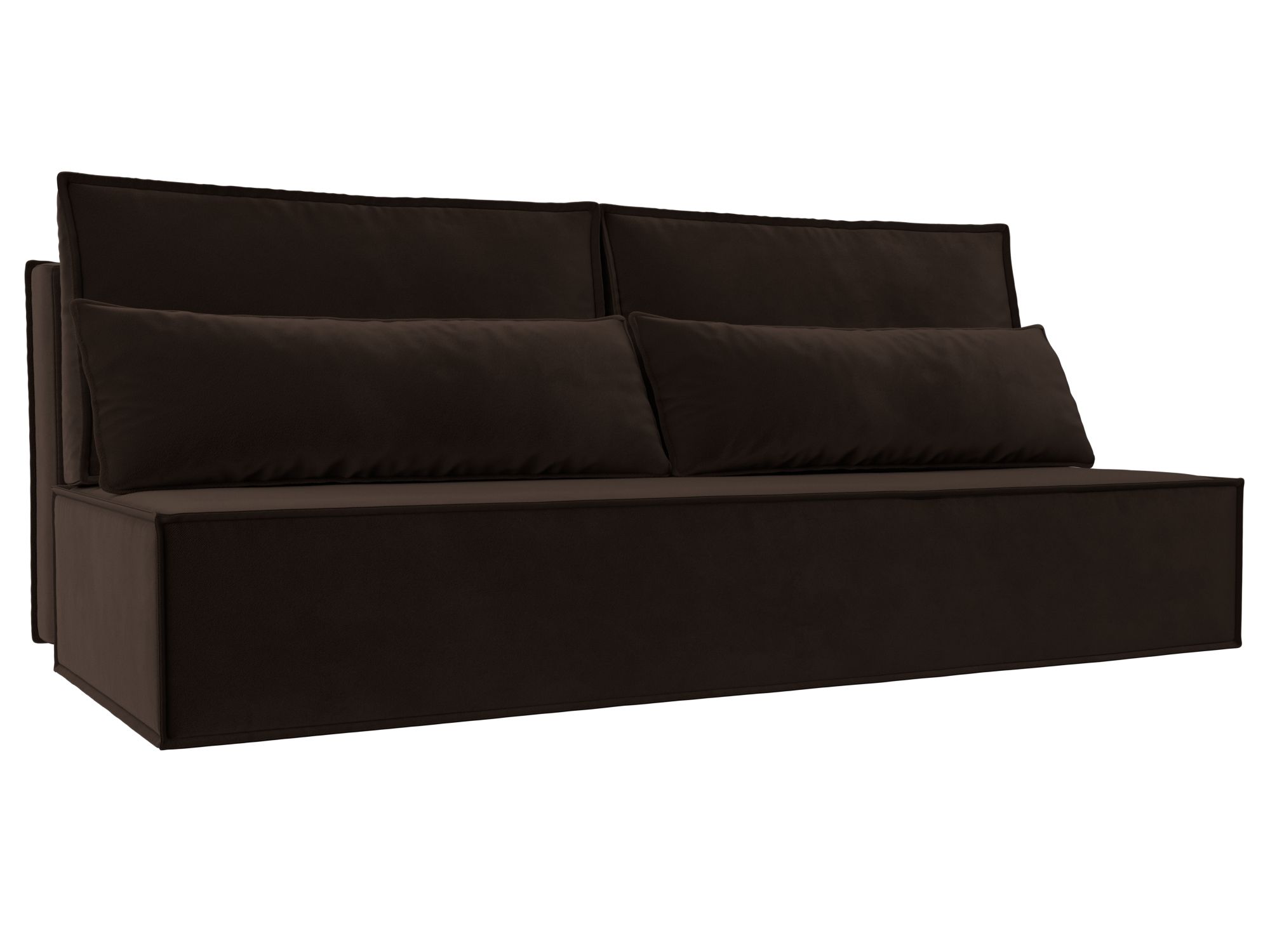 Прямой диван Фабио (Коричневый)