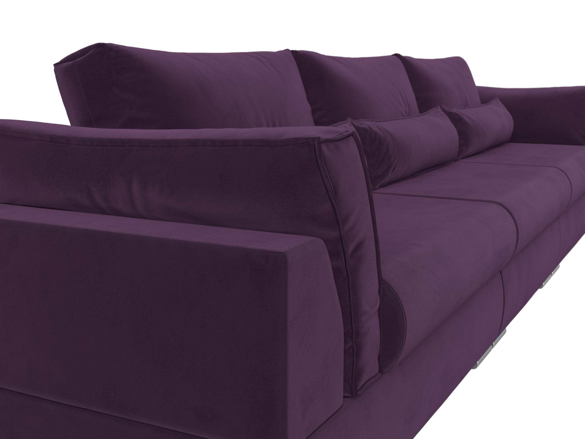 Прямой диван Пекин Long (Фиолетовый)