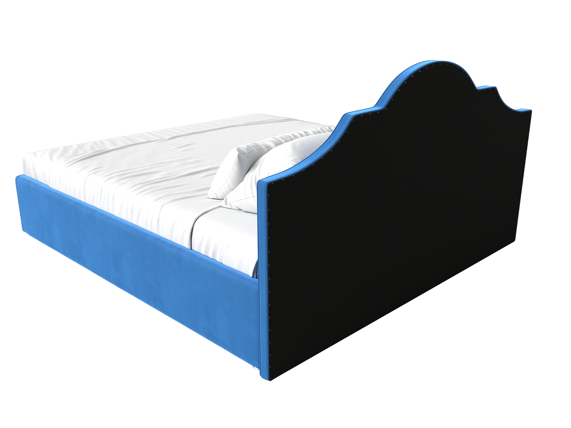 Интерьерная кровать Афина 160 (Голубой)