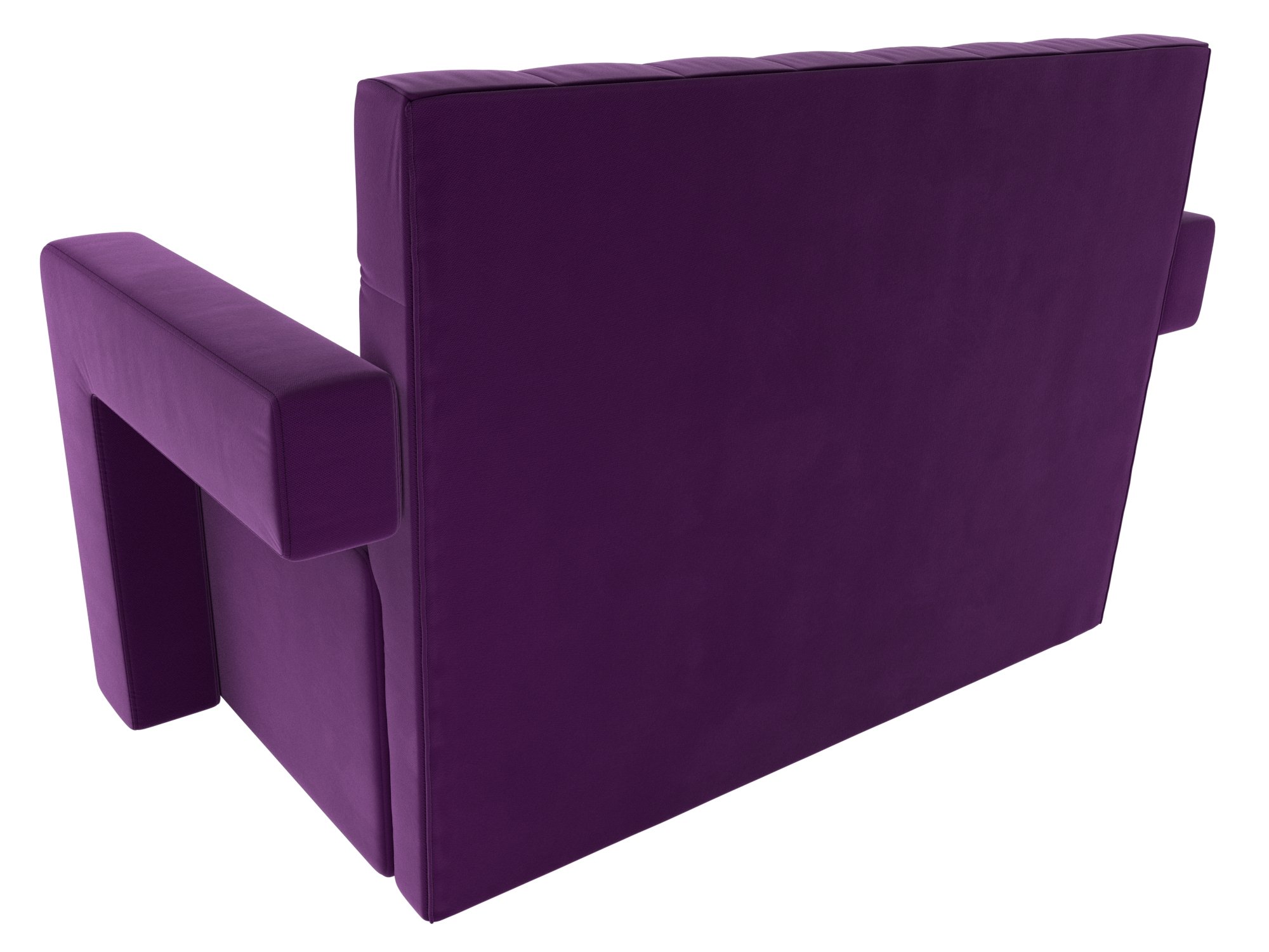 Прямой диван Рамос Люкс 2-х местный (Фиолетовый)