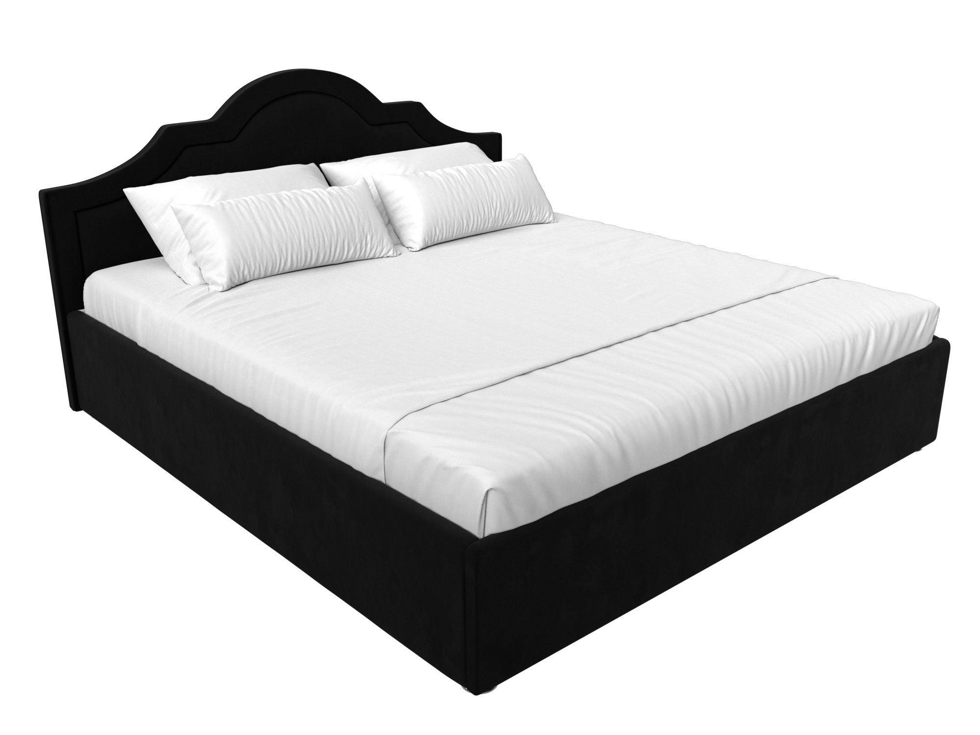Интерьерная кровать Афина 180 (Черный)