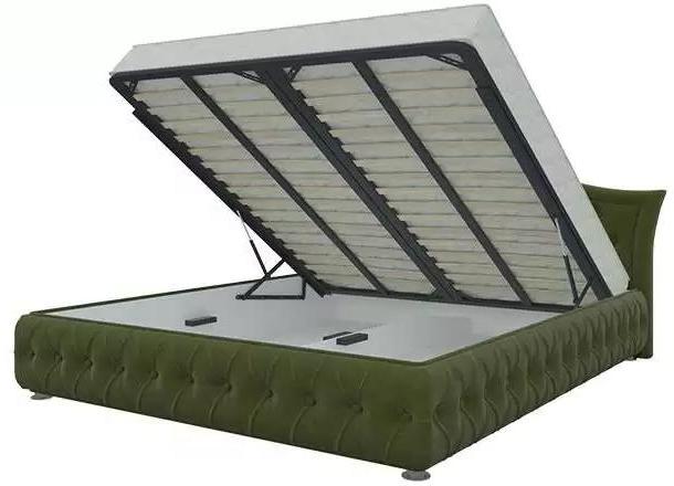 Интерьерная кровать Герда 140 (Зеленый)