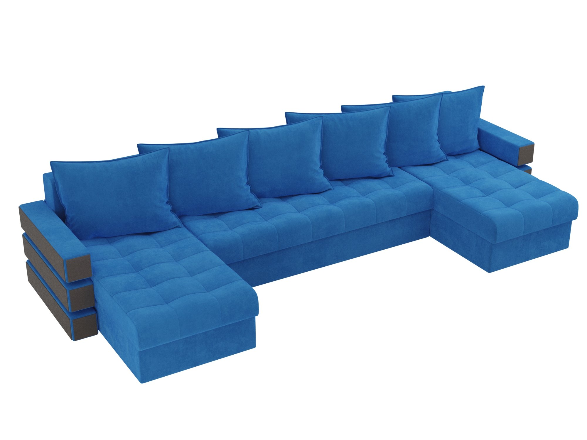 П-образный диван Венеция (Голубой)