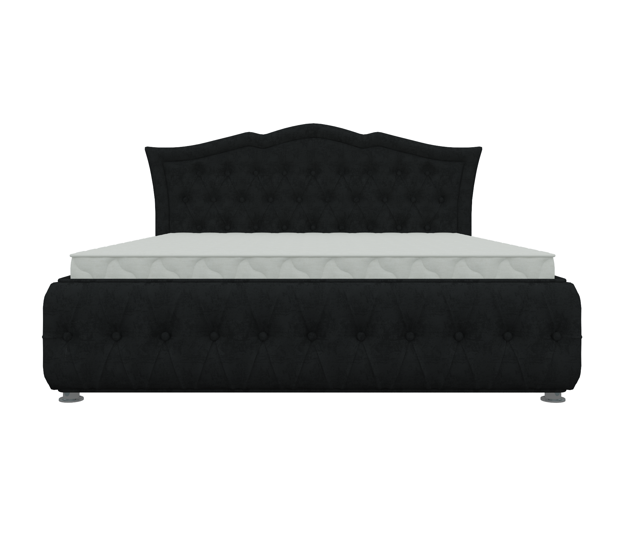 Интерьерная кровать Герда 160 (Черный)