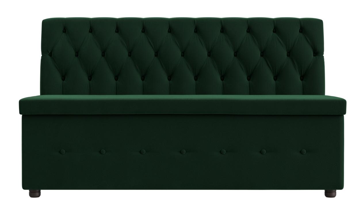 Кухонный прямой диван Вента (Зеленый)