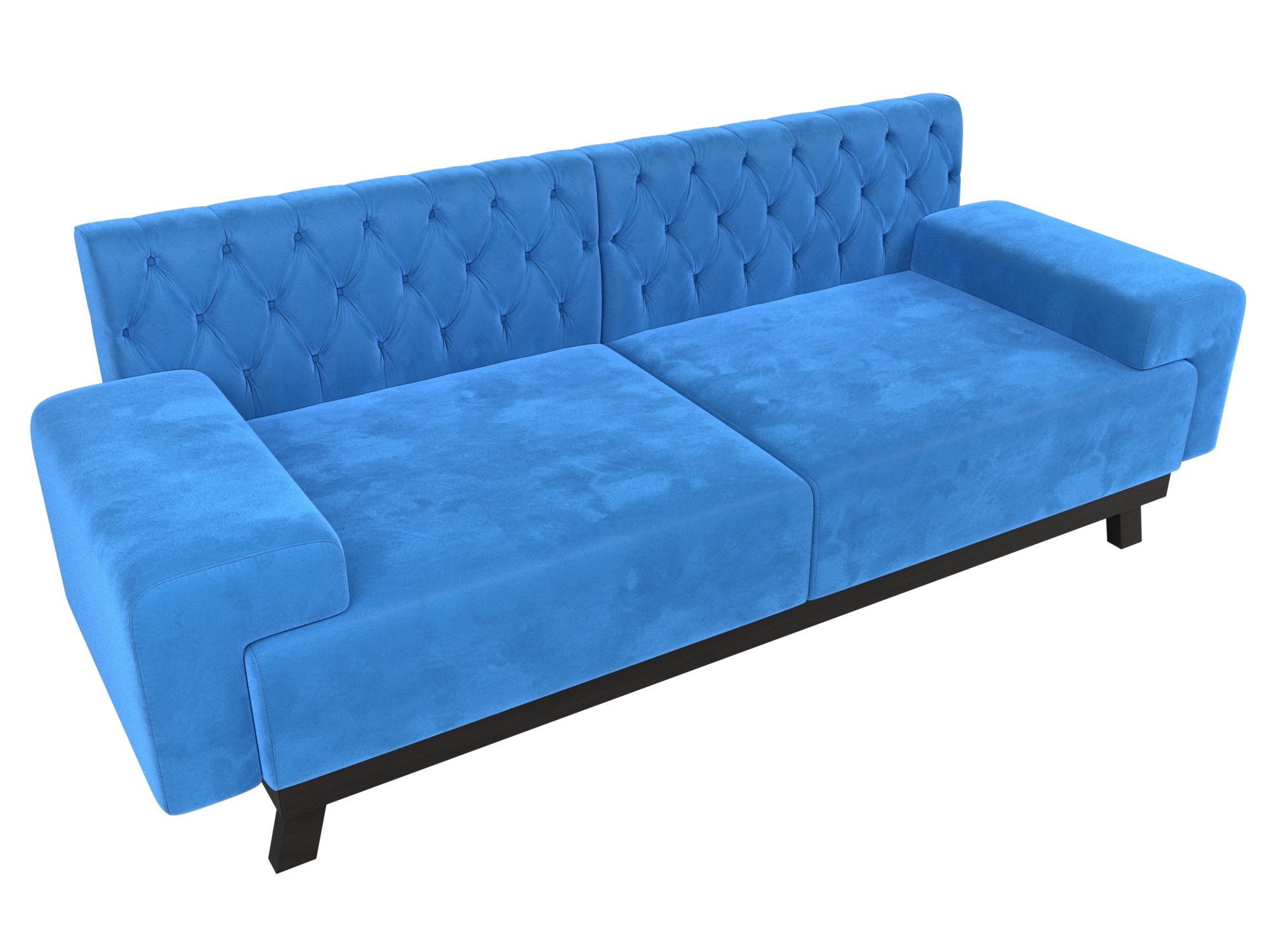 Прямой диван Мюнхен Люкс (Голубой)