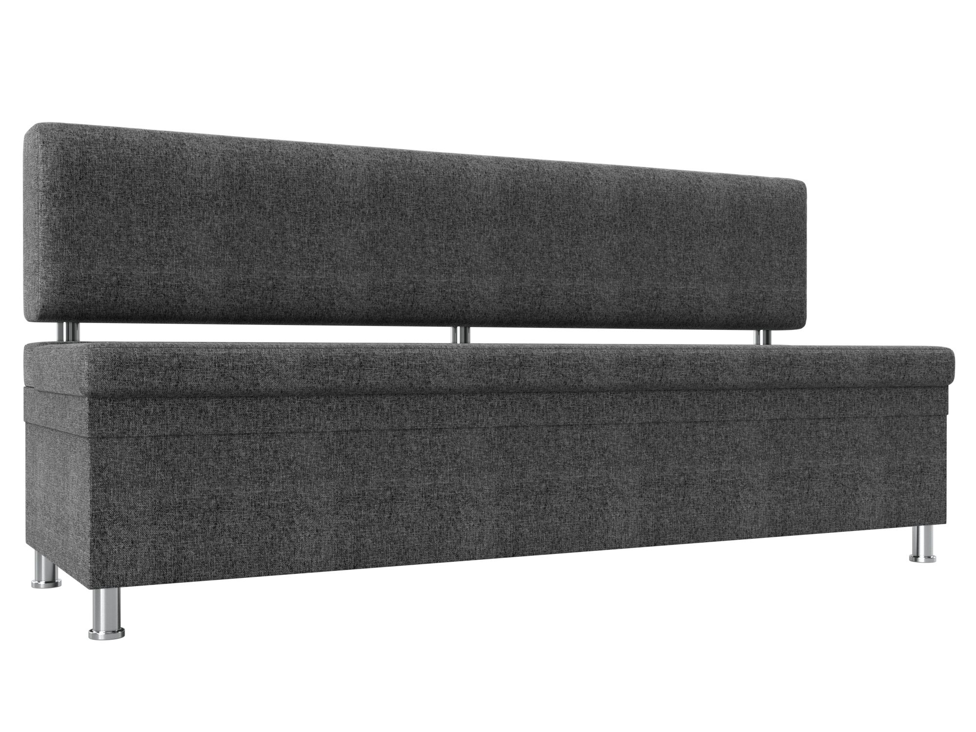 Кухонный прямой диван Стайл (Серый)