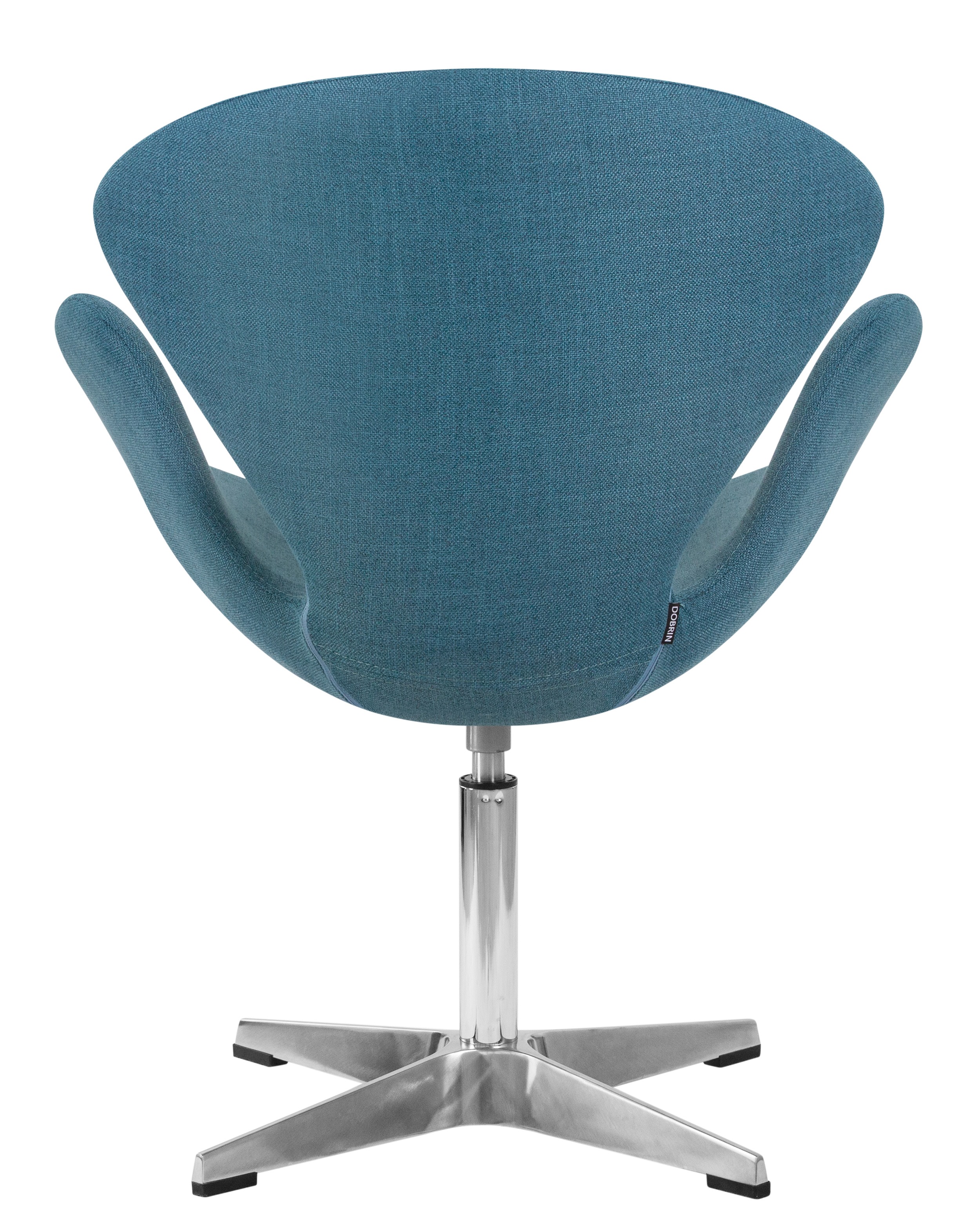Кресло дизайнерское DOBRIN SWAN (синяя ткань IF6)