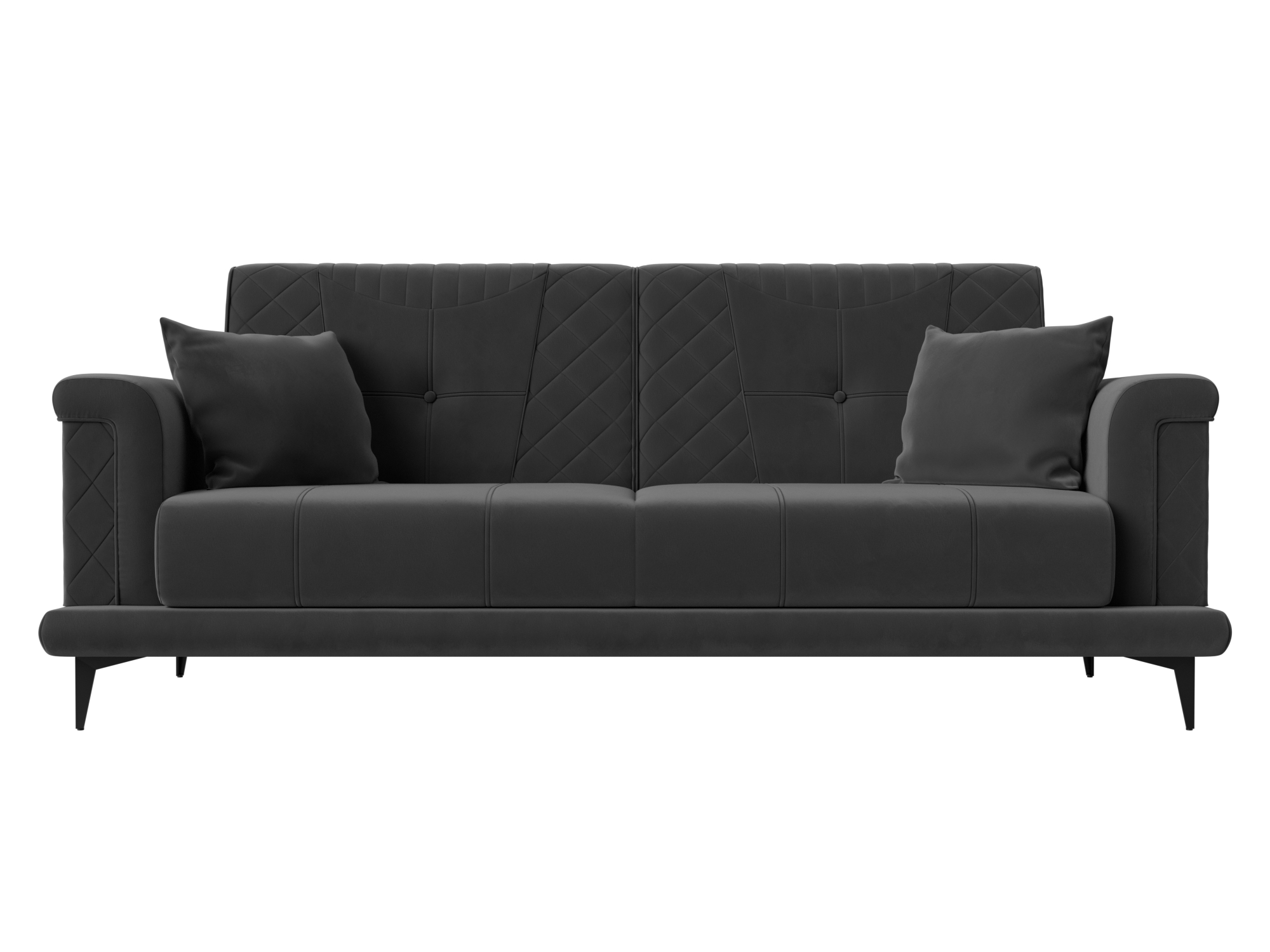 Прямой диван Неаполь (Серый)