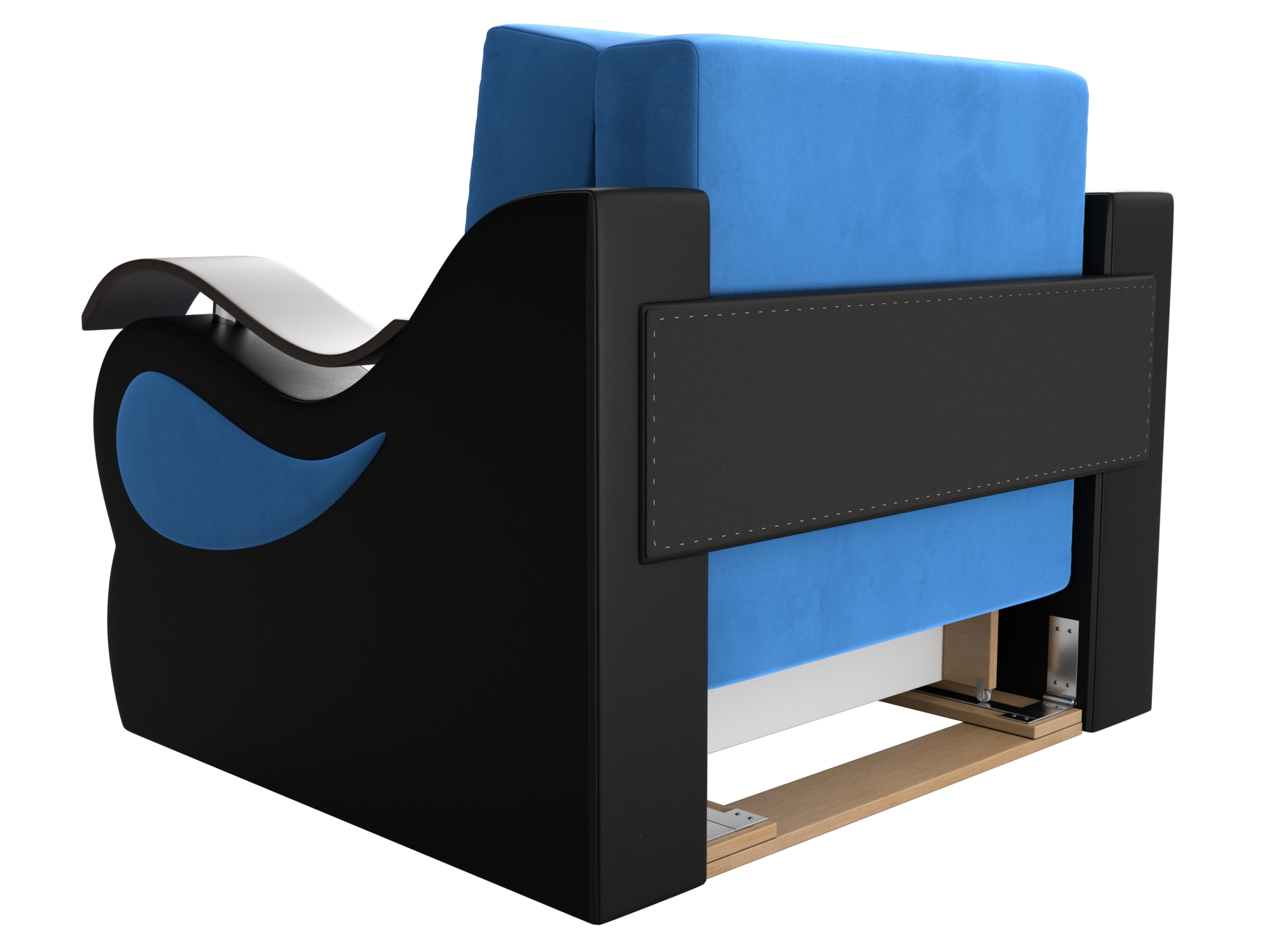 Кресло-кровать Меркурий 60 (Голубой\Черный)