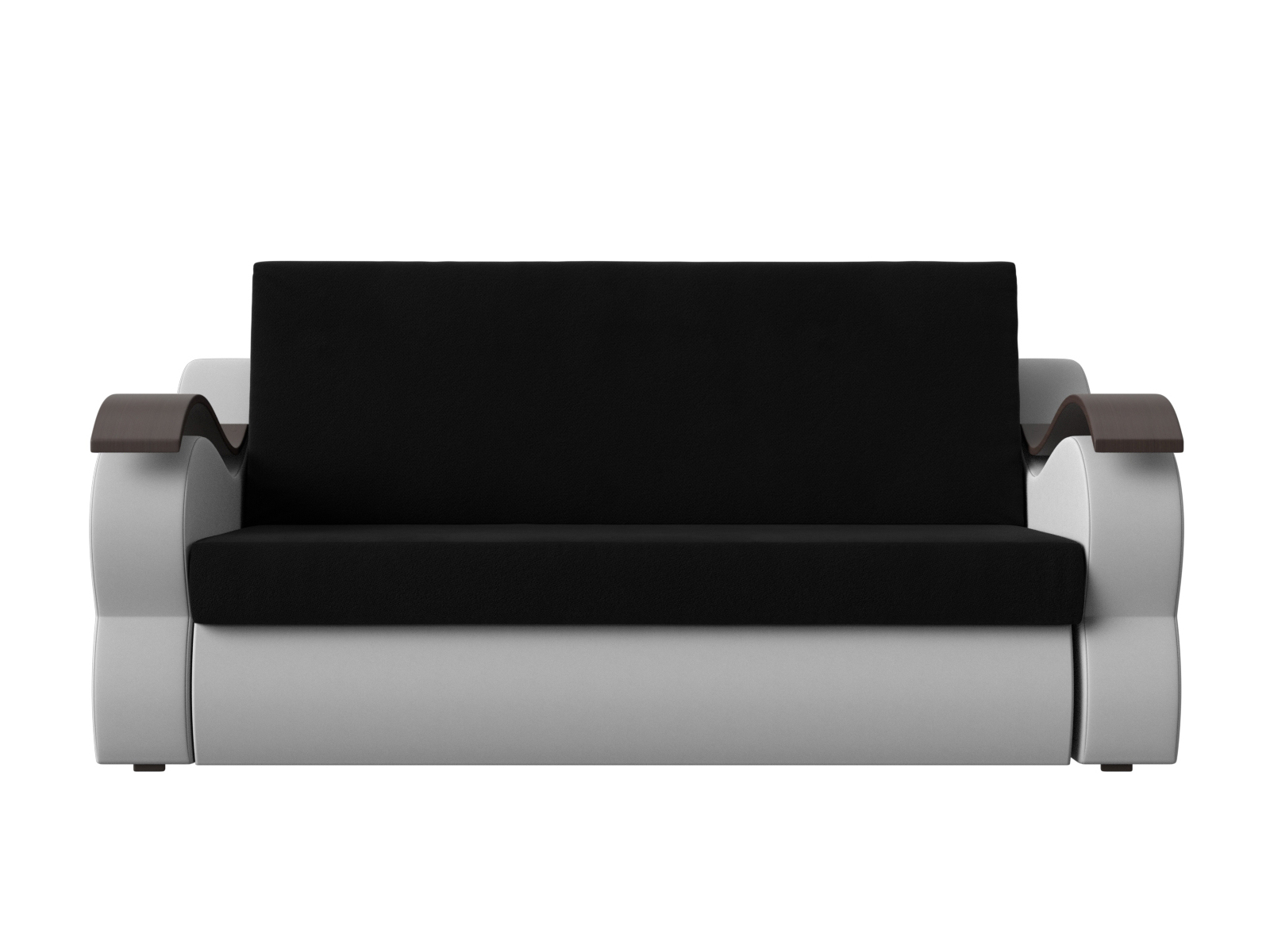Прямой диван Меркурий 120 (Черный\Белый)