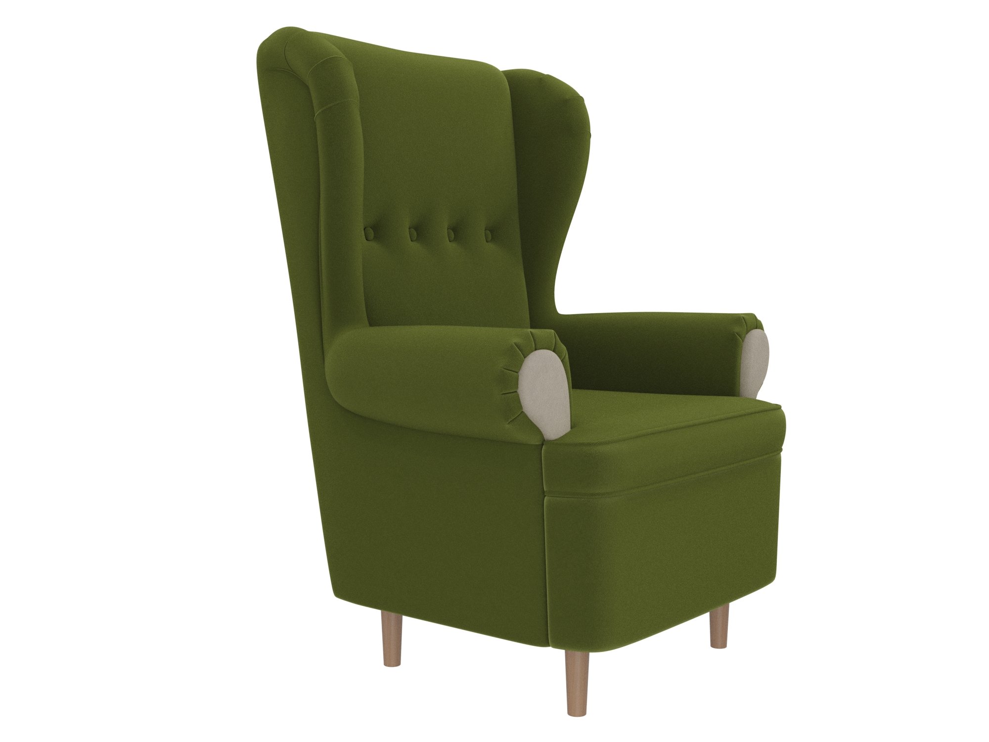 Кресло Торин (Зеленый\Бежевый)