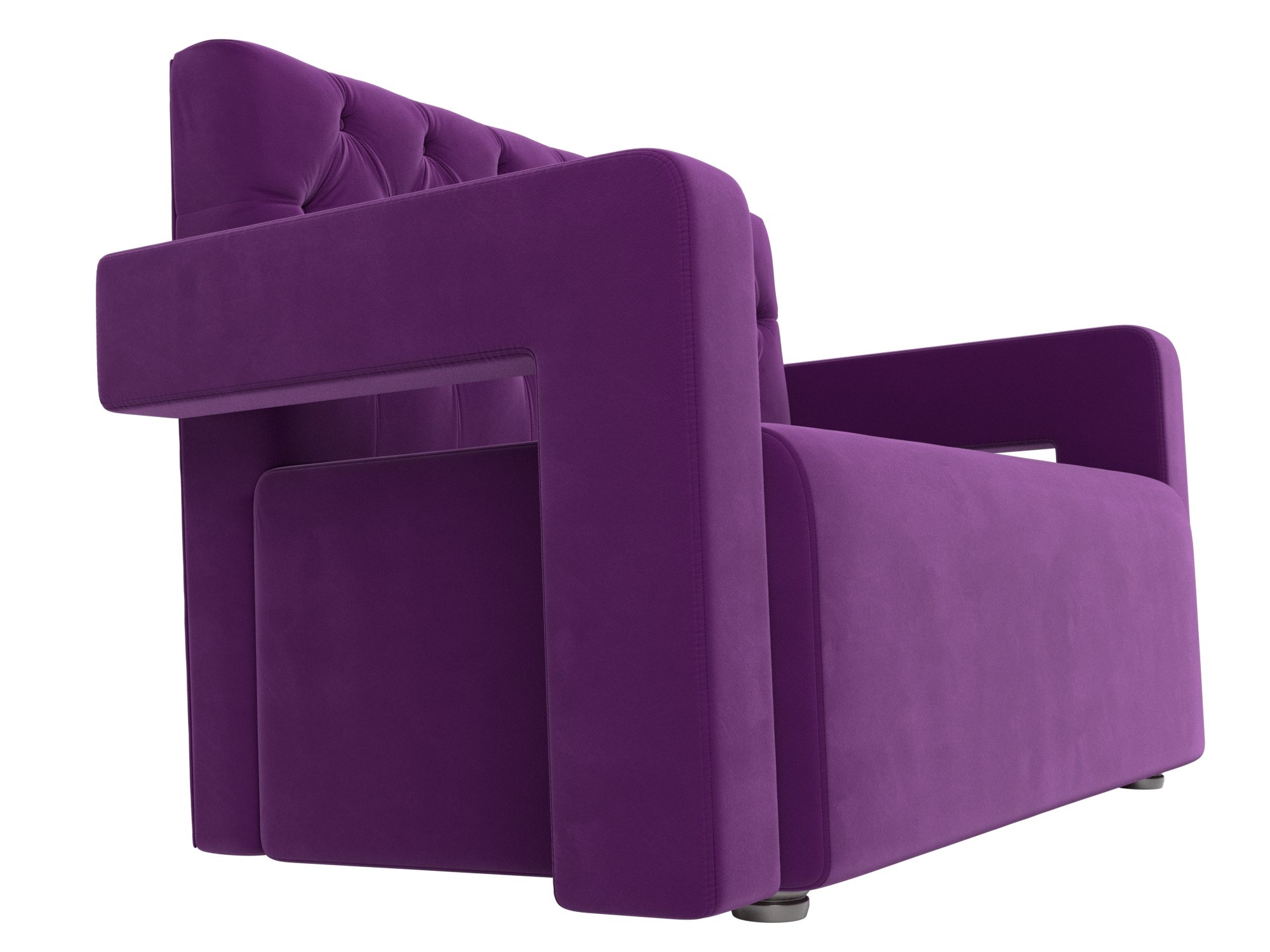 Прямой диван Рамос Люкс 2-х местный (Фиолетовый)