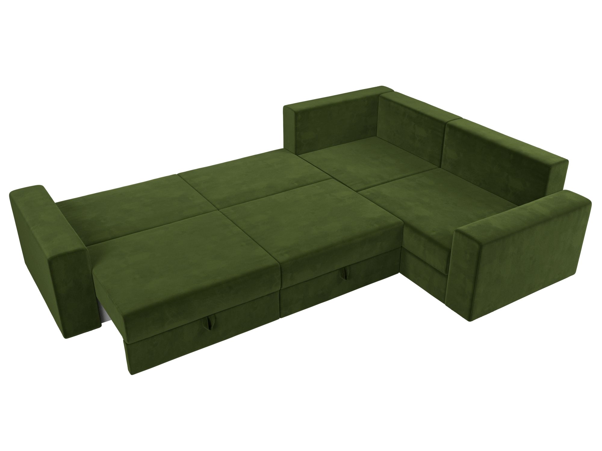 Угловой диван Майами Long правый угол (Зеленый)