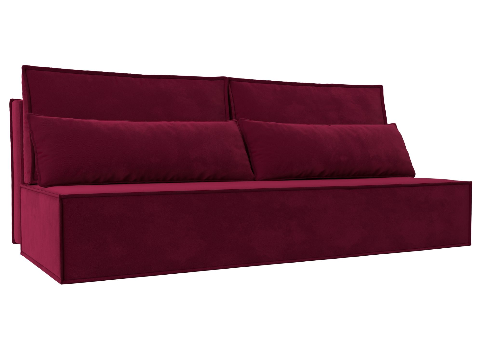 Прямой диван Фабио (Бордовый)