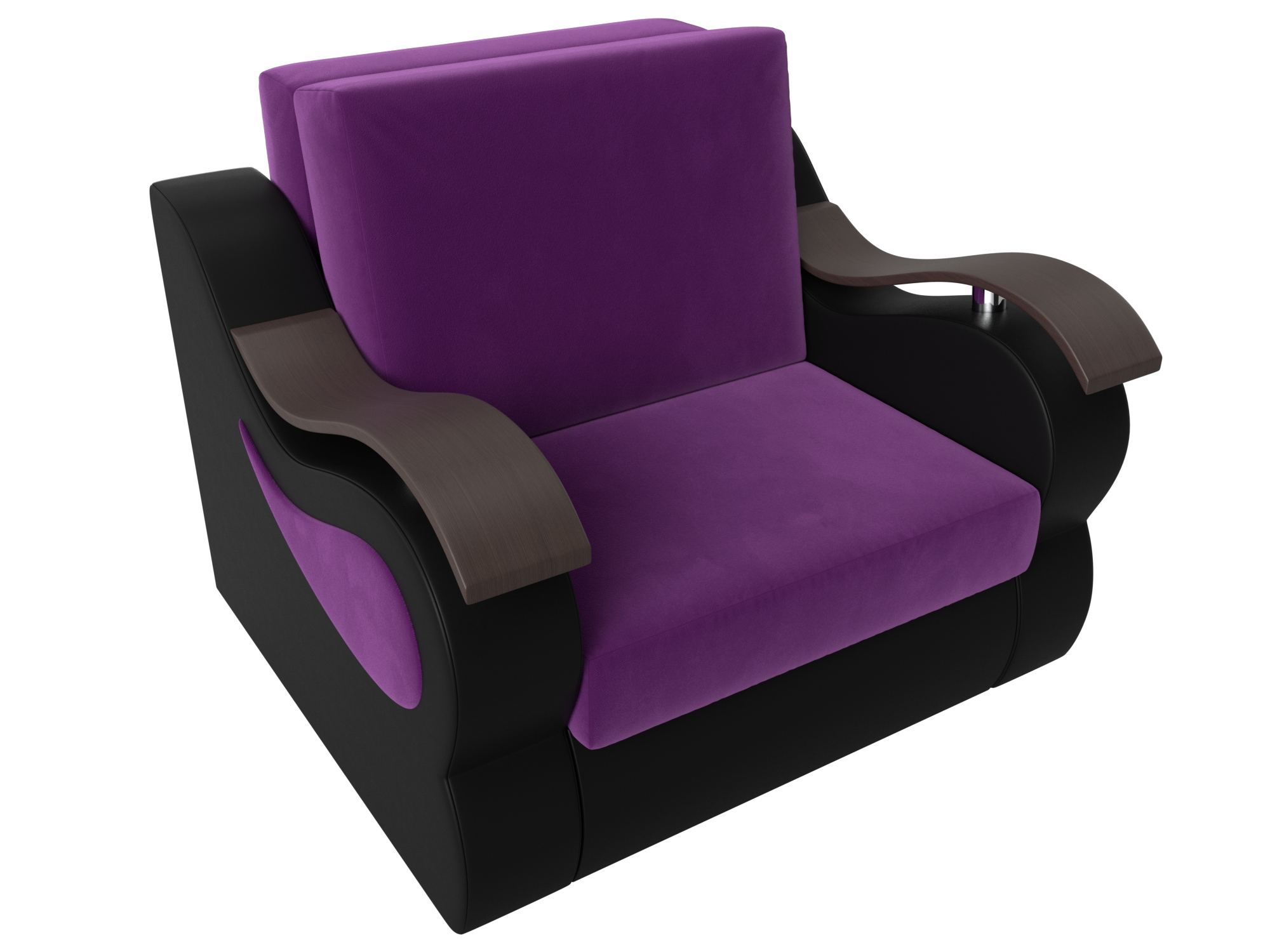 Кресло-кровать Меркурий 60 (Фиолетовый\Черный)