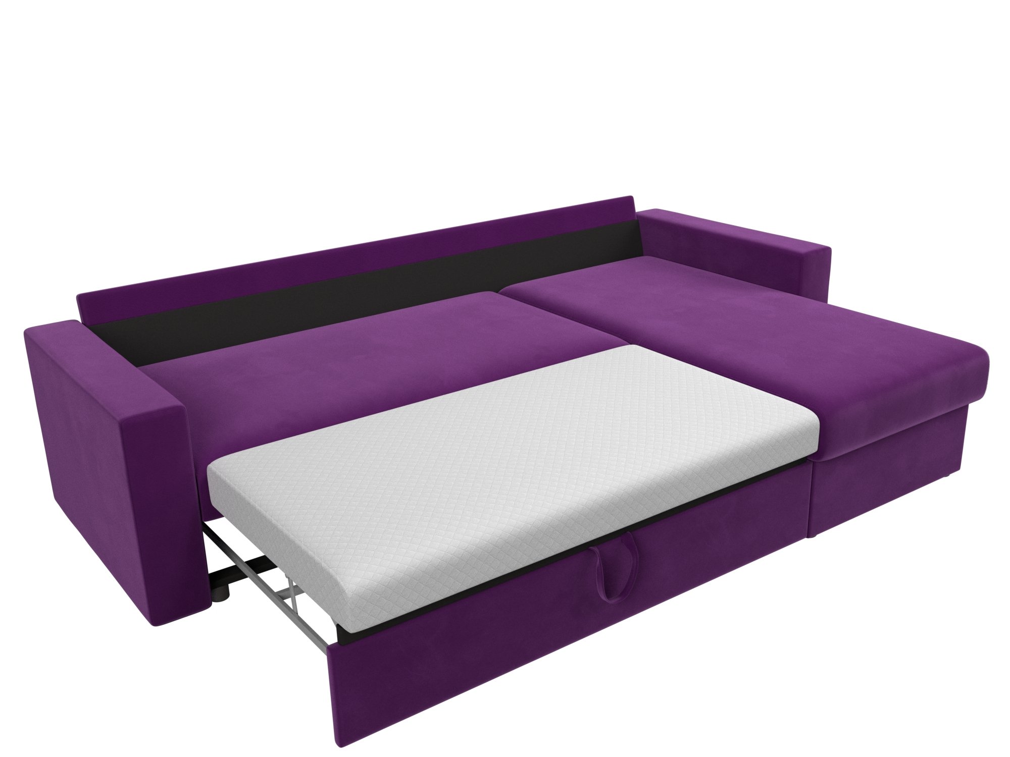 Угловой диван Траумберг правый угол (Фиолетовый)