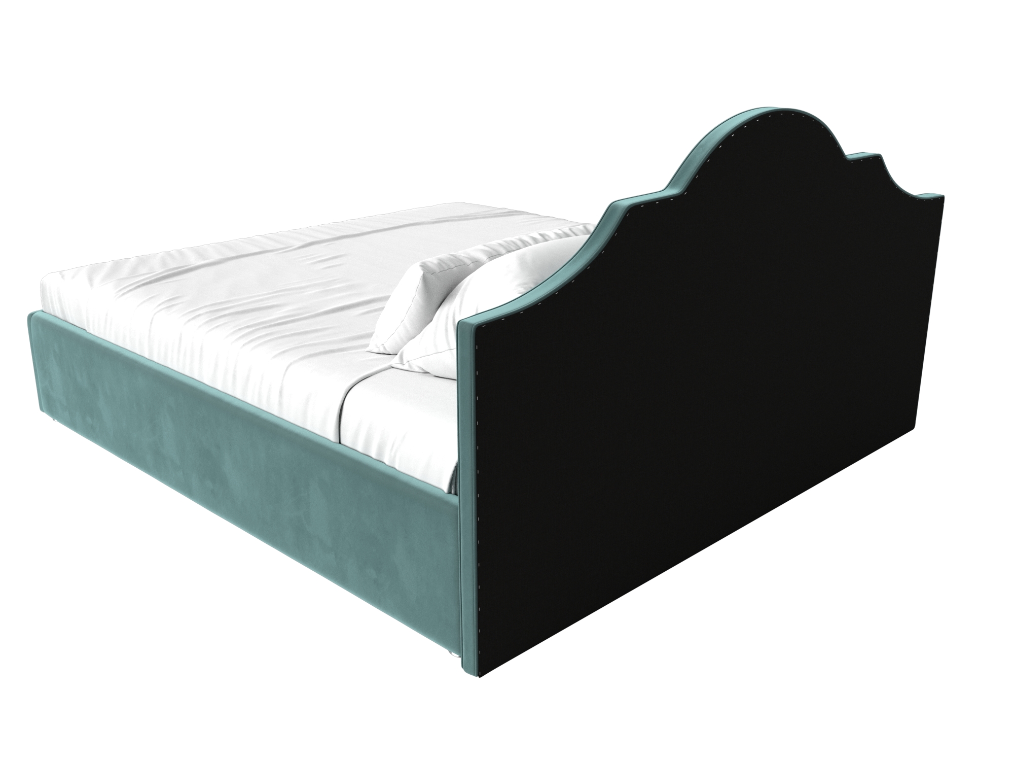 Интерьерная кровать Афина 160 (бирюзовый)