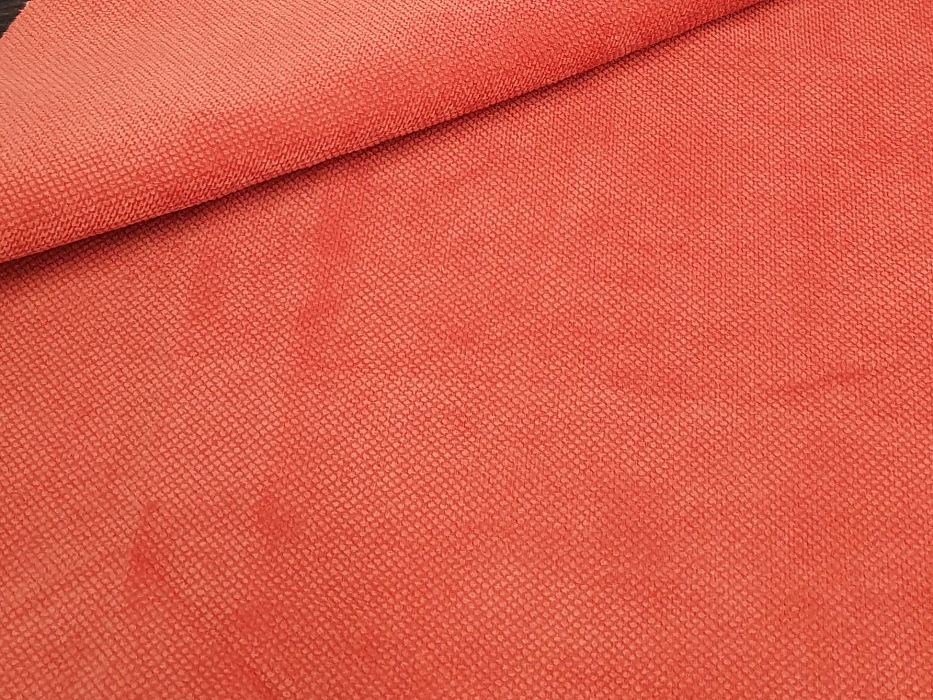 Прямой диван Меркурий Лайт (Коричневый\Коралловый)