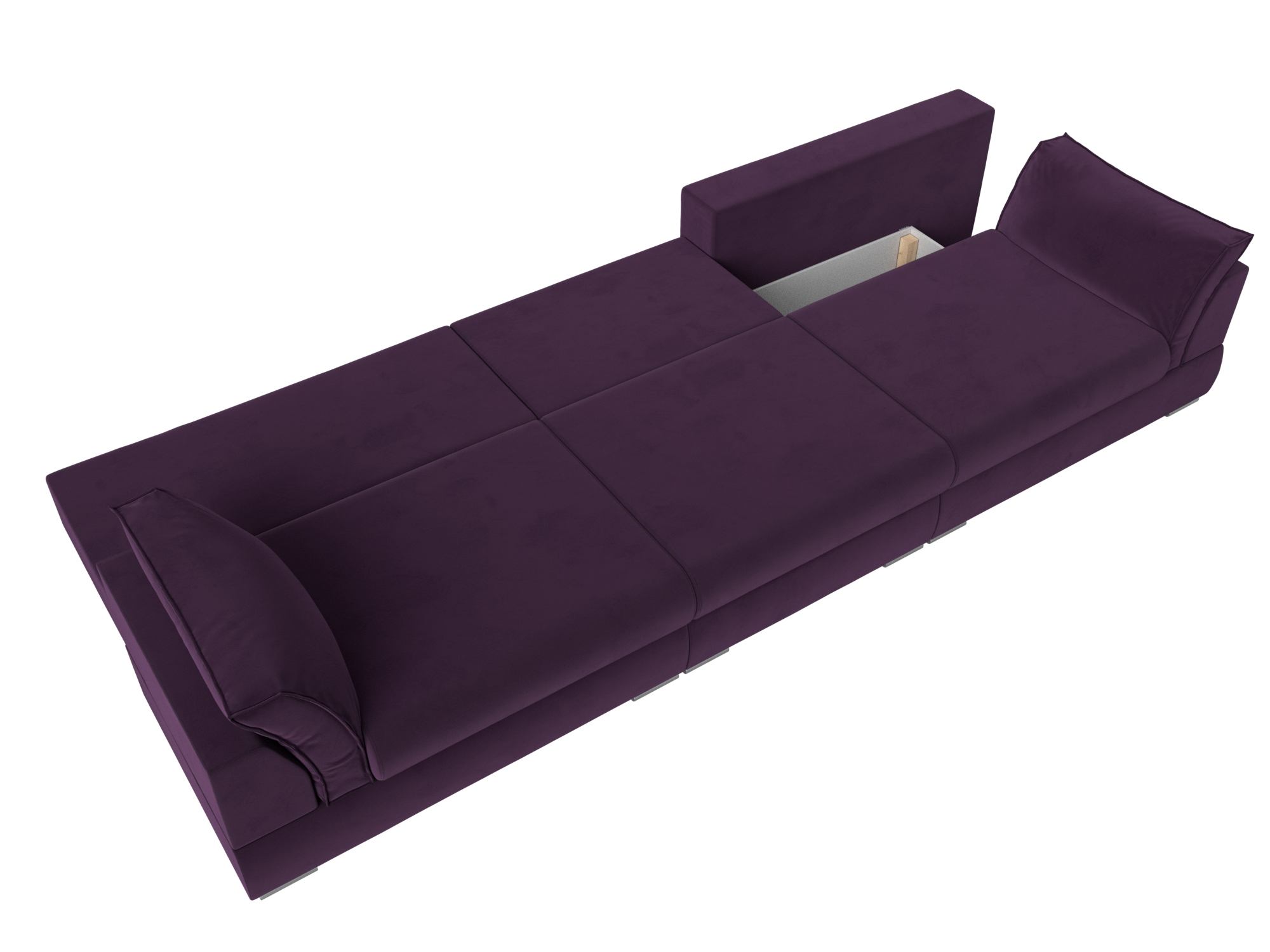 Прямой диван Пекин Long (Фиолетовый)