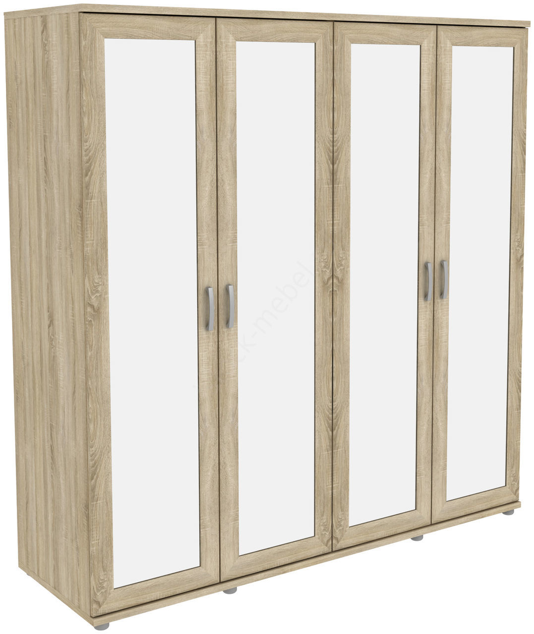 Шкаф для одежды с 4 зеркалами ГАРУН-К 414.02