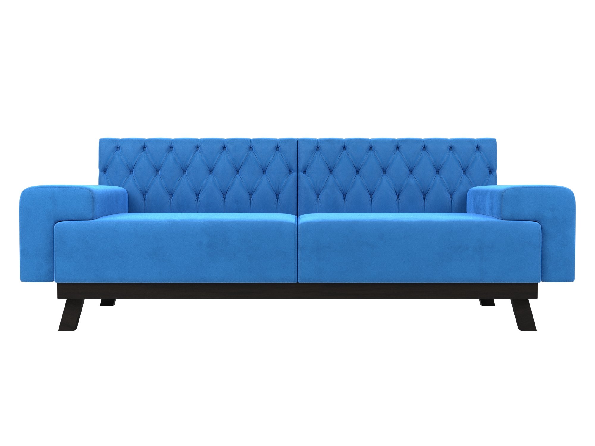 Прямой диван Мюнхен Люкс (Голубой)