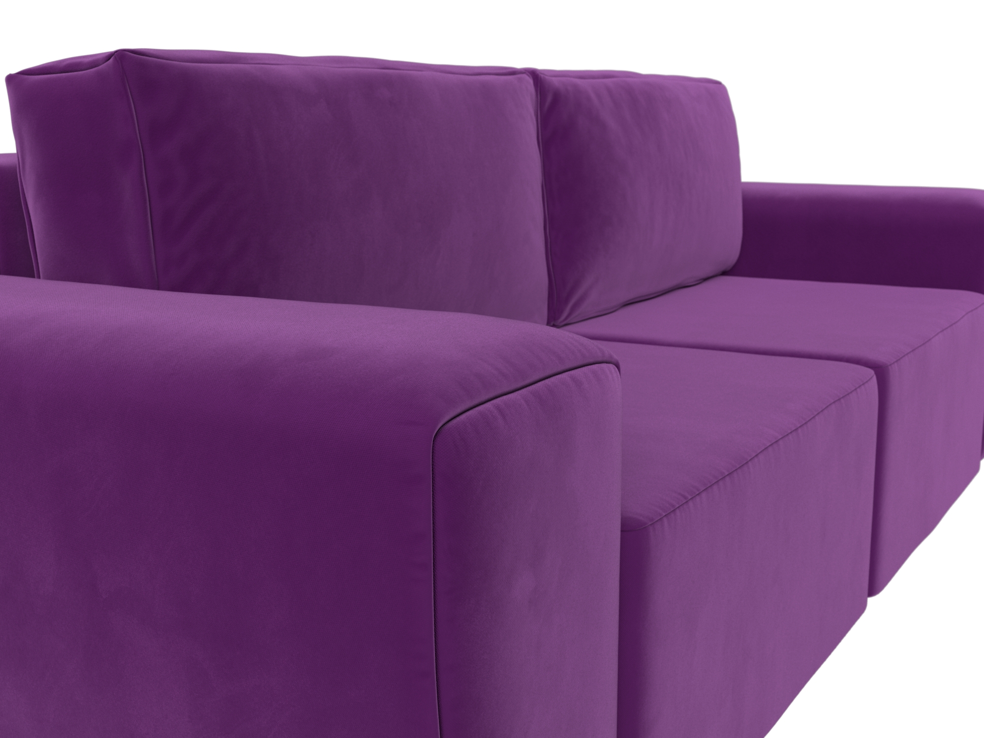 Прямой диван Беккер (Фиолетовый)