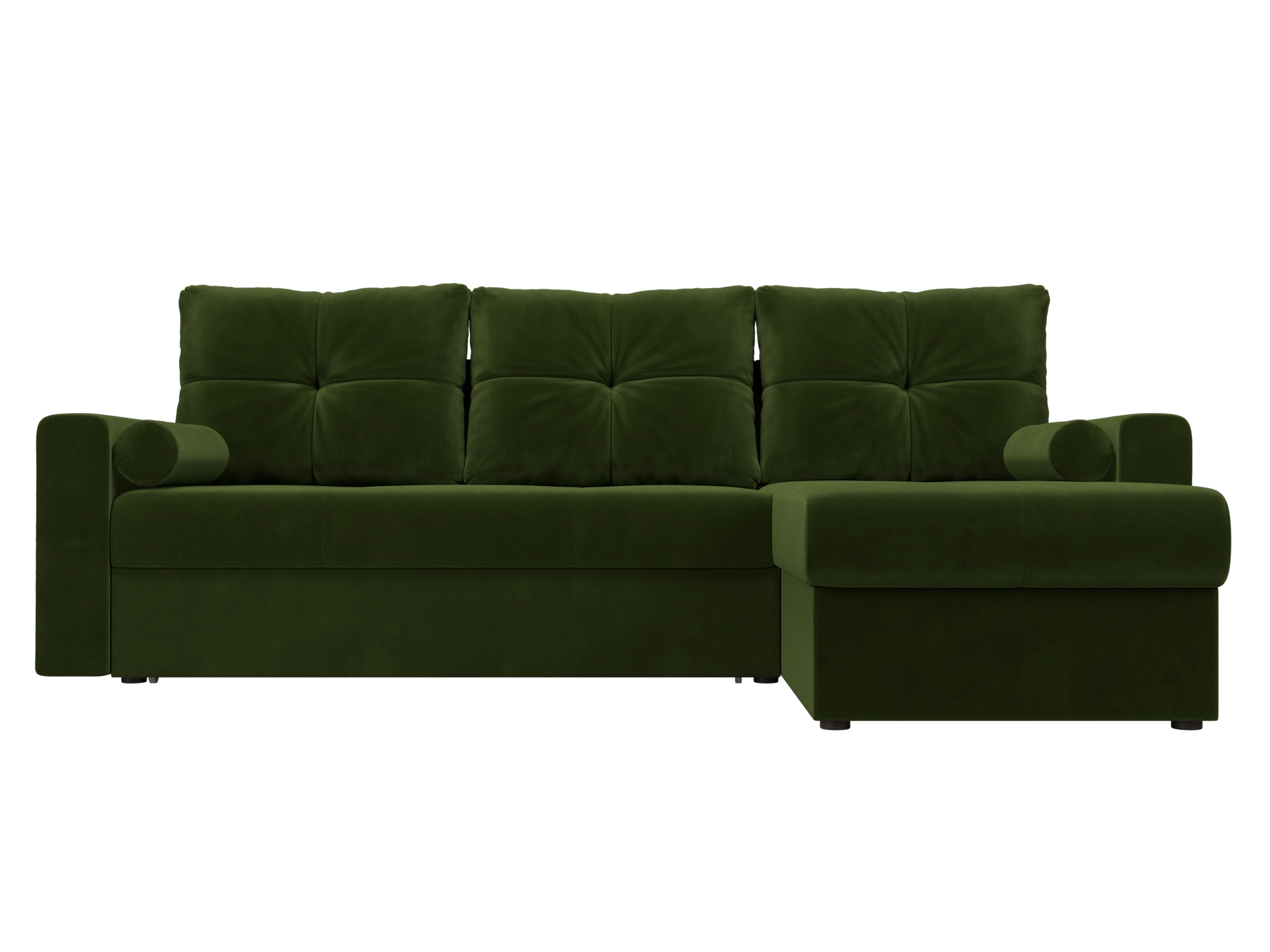 Угловой диван Верона правый угол (Зеленый)