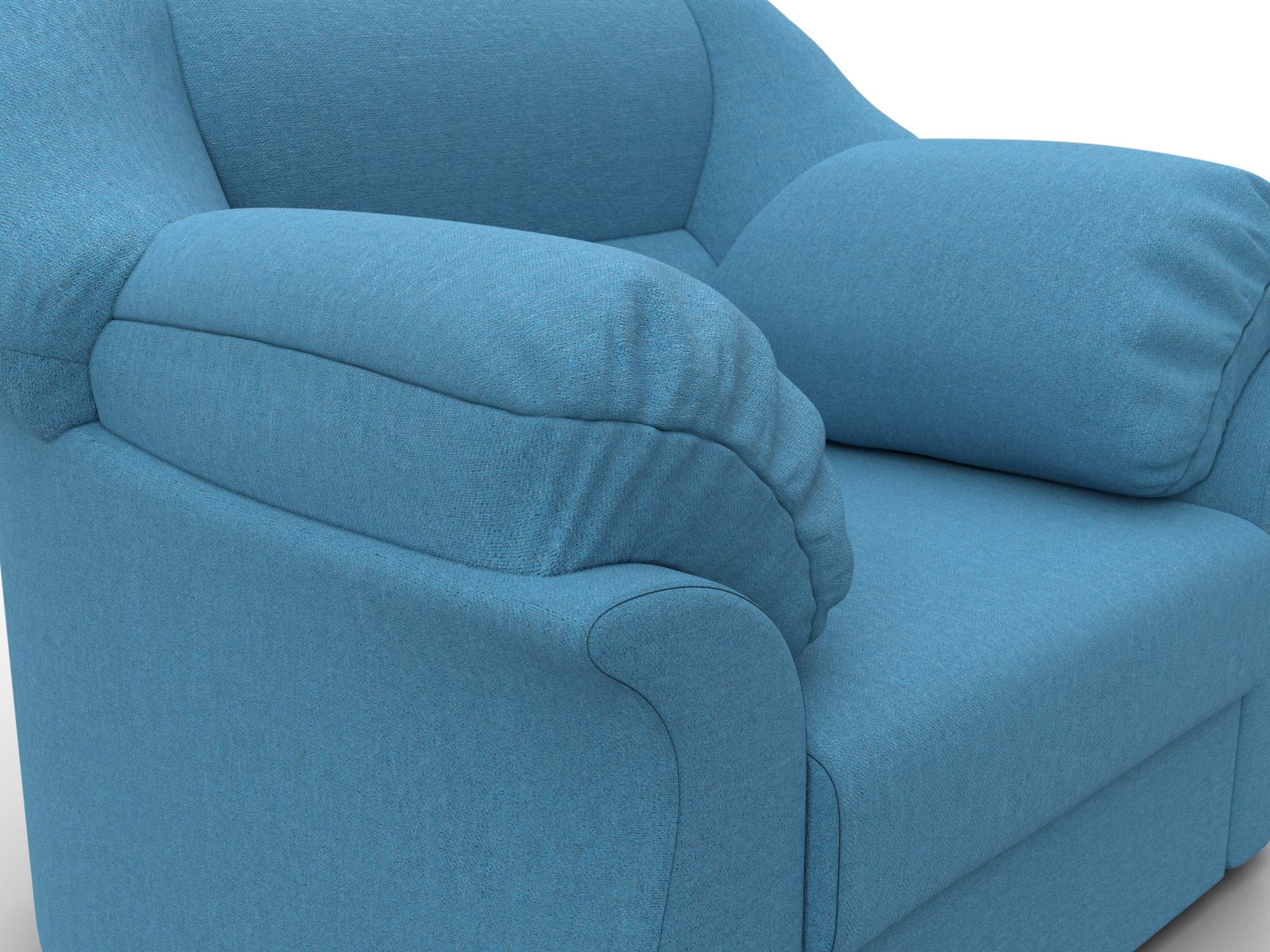 Кресло Карнелла ( Амур 10 голубой )