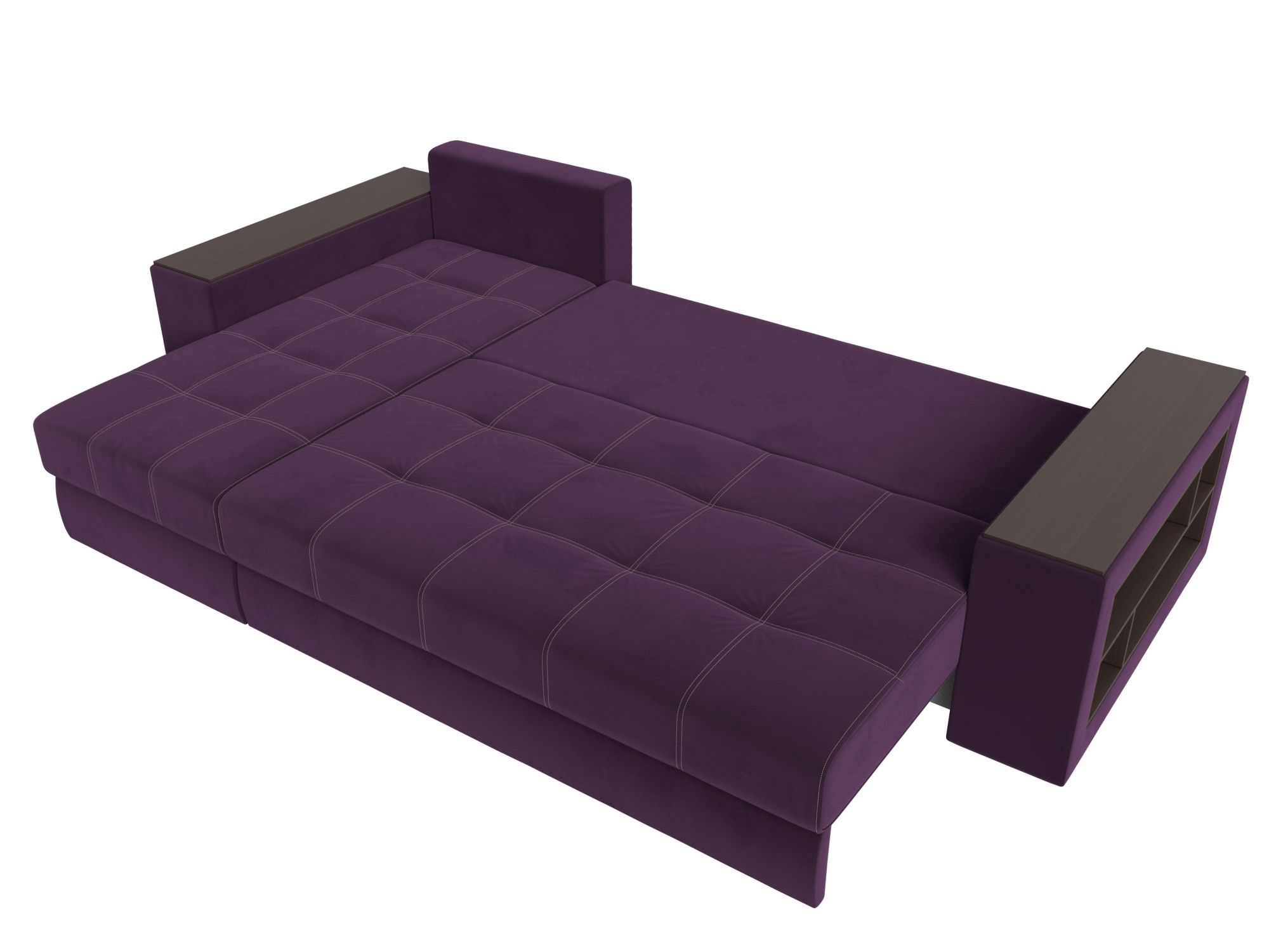 Угловой диван Дубай левый угол (Фиолетовый)