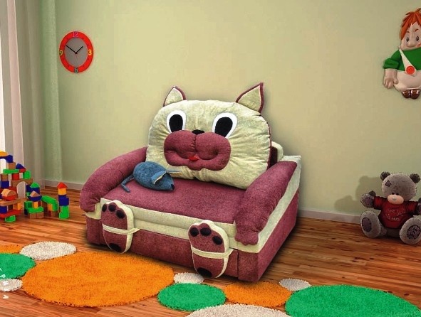 Детский диван Кошка