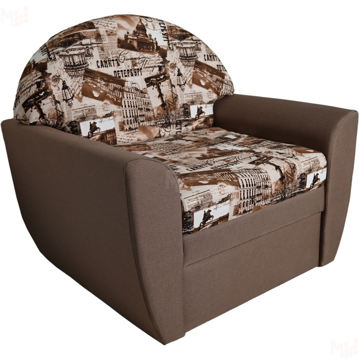 Кресло-кровать Вена 65 (коричневый)