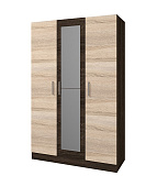 Шкаф Леси 3-х створчатый с зеркалом (кантер/сонома)