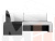 Кухонный угловой диван Кармен левый угол (Черный\Белый)
