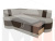 Кухонный угловой диван Токио левый угол (Корфу 02\коричневый)